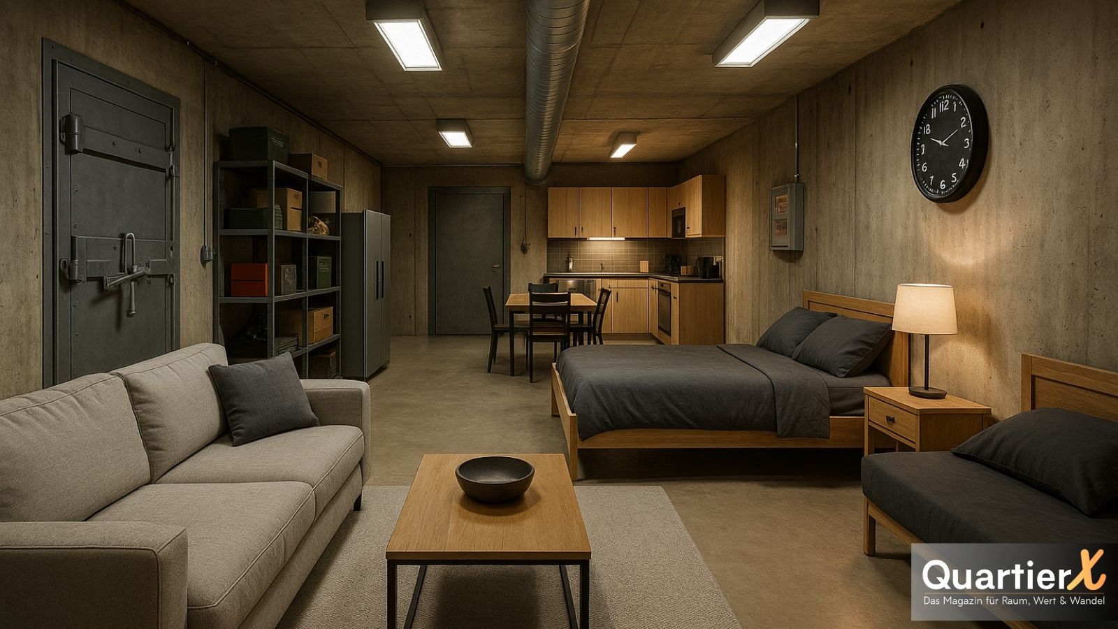 Leben im Doomsday Bunker - zwischen Luxus und Erde - QuartierX Bericht
