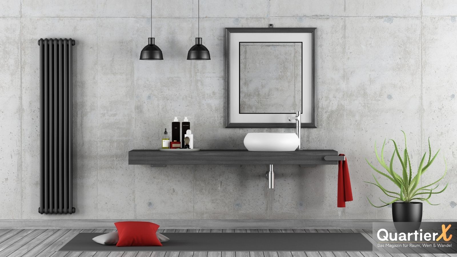 Minimalistische Wohnarchitektur und Beton - QuartierX Bericht