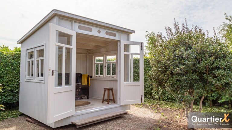 Homeoffice im Gartenhaus: Ruhe, Strom, Internet und Genehmigung - QuartierX