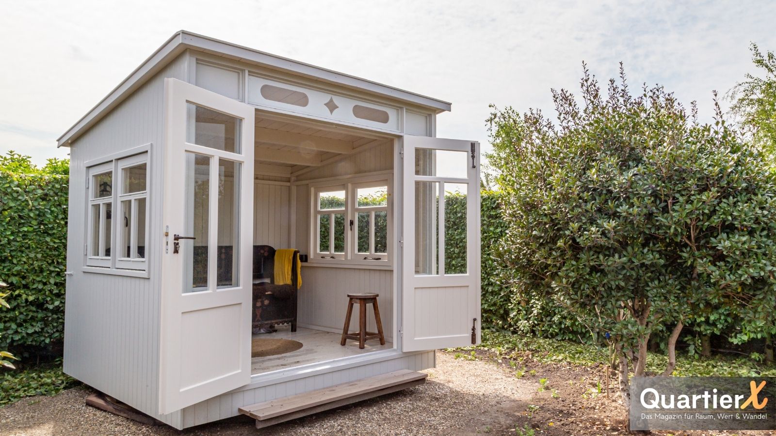 Homeoffice im Gartenhaus: Ruhe, Strom, Internet und Genehmigung - QuartierX