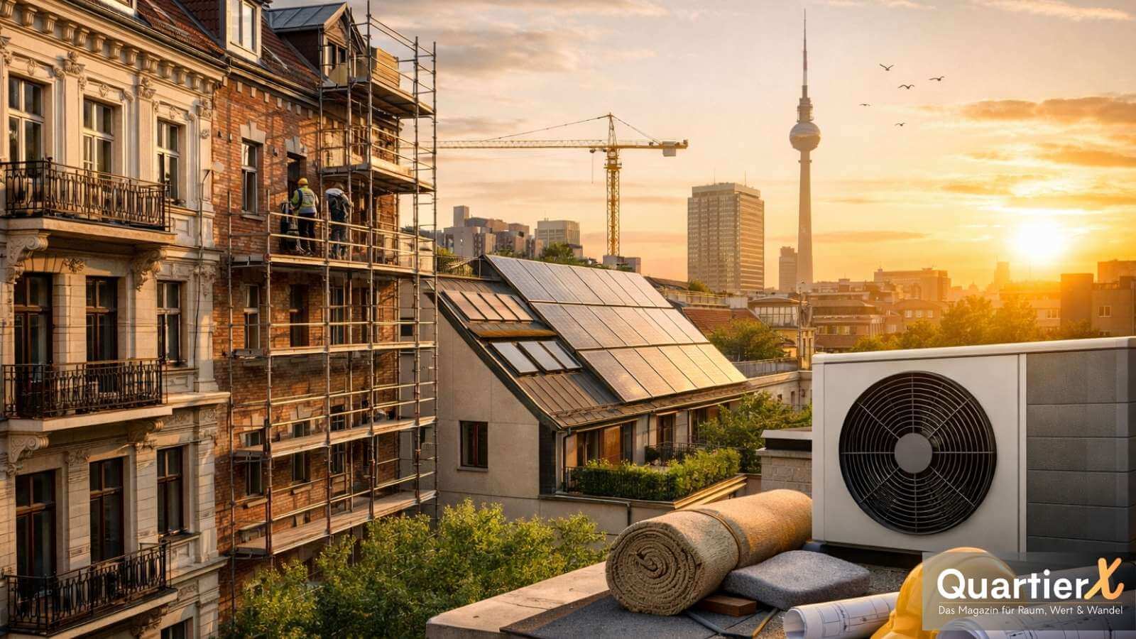 Altbau Sanierung als Schlüssel zur urbanen Klimastrategie - QuartierX