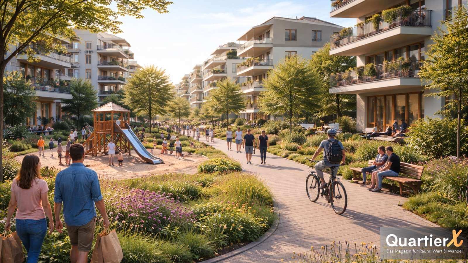 Autofreies Wohnen als neue Realität der Stadtentwicklung - QuartierX