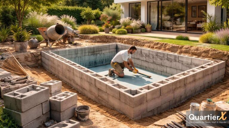Pool selber bauen im eigenen Garten - QuartierX Magazin