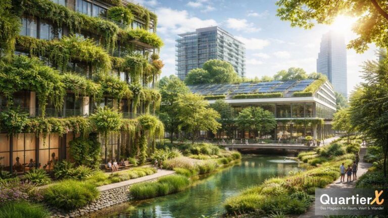Klimaresiliente Architektur Strategien gegen Hitze, Starkregen und Ressourcenknappheit - QuartierX Magazin